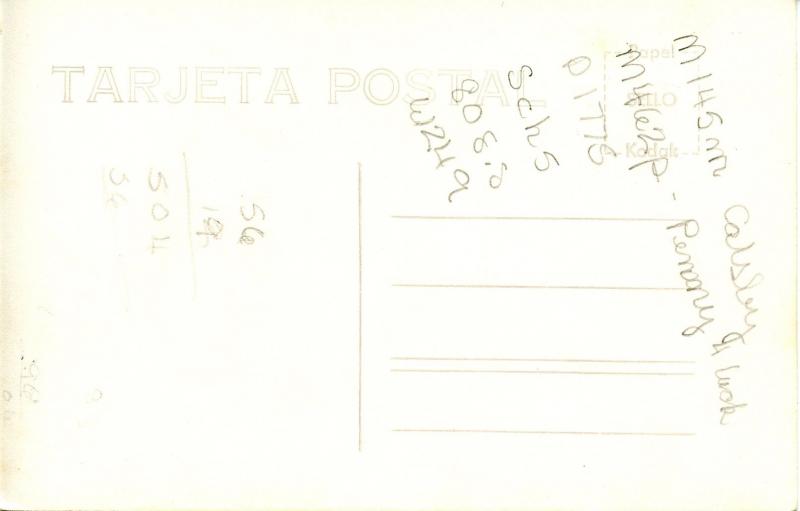 Mexico - Teotihuacan. The Sun Pyramid.    *RPPC