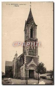 Old Postcard La Bernerie L & # 39Eglise