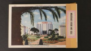 1935 San Diego Exposition 21 Landmark Postcards Set