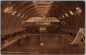 Boise Idaho Natatorium Interior Vintage Postcard H83