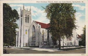 Illinois Springfield First Christian Church 1946 Curteich