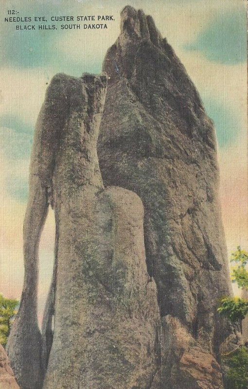 Needles Eye Custer State Park Black Hills South Dakota Postcard