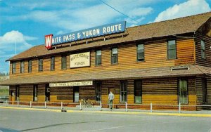 White Pass & Yukon Route Train Station, Whitehorse, YT c1950s Vintage Postcard