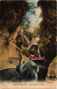 CPA GRESY-sur-AIX - Les Gorges du SIERROZ (351871)