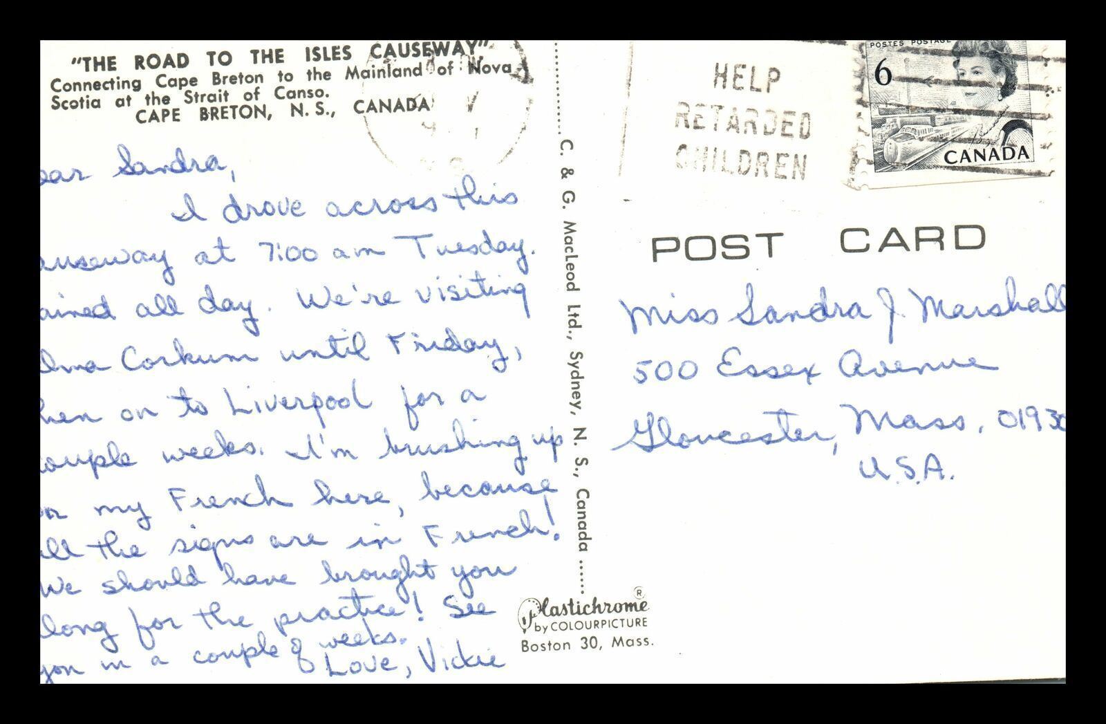 1970 Cape Breton Nova Scotia Bagpipes Kilt Help Retarded Children