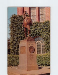 Postcard Tommy Trojan, University of Southern California, Los Angeles, CA