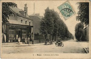 CPA ROYE Avenue de la Gare (758089)