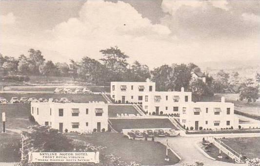 Virginia Front Royal Skyline Motor Hotel