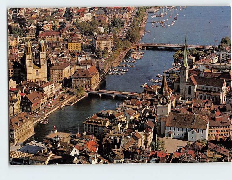 Postcard Zürich City in Switzerland