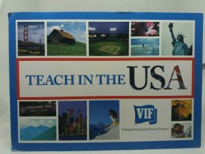 Vintage Advertising Postcard Live and Teach in the USA VIF Program