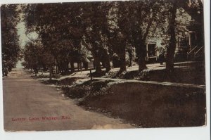 1911 WAMEGO Kansas Kans Ks Postcard LOVERS LANE Homes