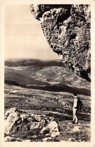 B25017 Bucegi Vue des mont Bucegi brasov romania real photo