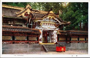Japan The Karamon Gate Shinto Temple Nikko Postcard C225