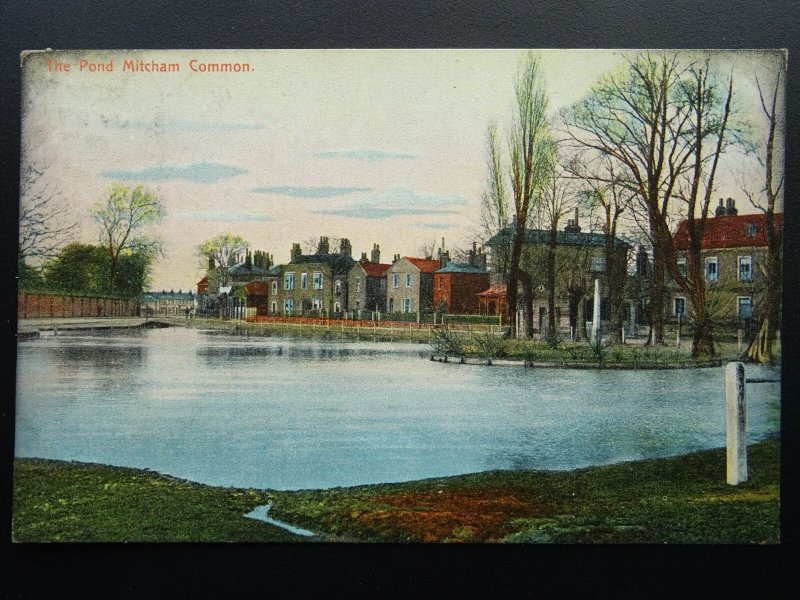 London Merton MITCHAM COMMON The Pond c1906 Postcard by Field's Series