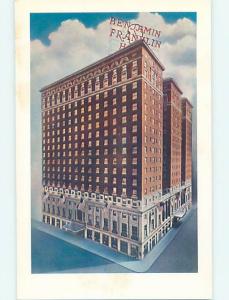 Unused 1950's BENJAMIN FRANKLIN HOTEL Philadelphia Pennsylvania PA Q5592@