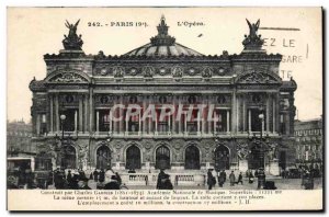 Old Postcard Paris L & # 39Opera