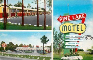 AL, Montgomery, Alabama, Pine Lake Motel, Multi-Views, MWM No 19,939F