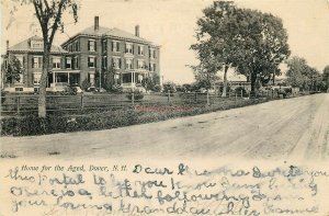 NH, Dover, New Hampshire, Home for the Aged, Post Mark 1906