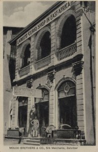 Moloo Brothers Largest Curio Shop in East Africa Zanzibar Postcard