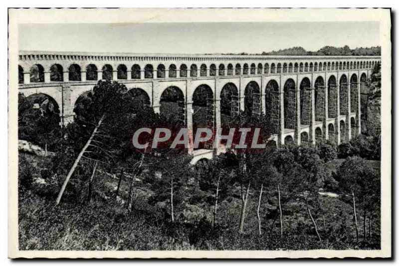 Old Postcard Aix En Provence Aqueduct Bridge Roquefavour