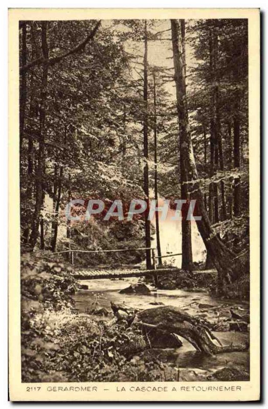Old Postcard Gerardmer The waterfall Retournemer