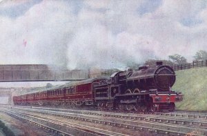 London & Yorkshire Railways Blackpool Manchester Express at Walkden Postcard