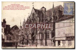 Postcard Old Troyes Eglise Saint Urbain
