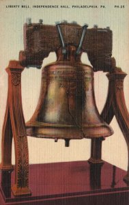 Liberty Bell Independence Hall Philadelphia Pennsylvania Vintage Postcard