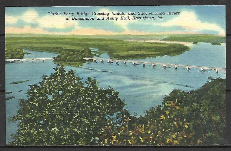 Pennsylvania, Harrisburg - Clark's Ferry Bridge - [PA-108]