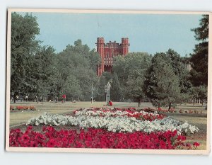 Postcard Oklahoma University Bizzell Memorial Library, Norman, Oklahoma