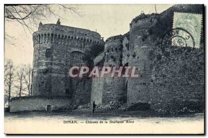 Postcard Old Dinan Chateau de la Duchesse Anne