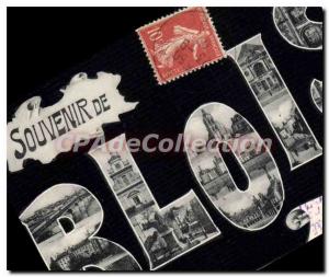 Old Postcard Souvenir De Blois