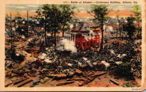 Georgia Atlanta Cyclorama Building Battle Of Atlanta Curteich