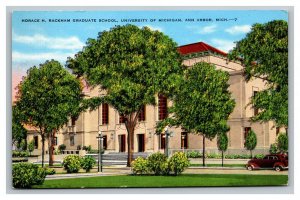 Vintage 1930's Postcard Horace Rackham Graduate School University of  Michigan