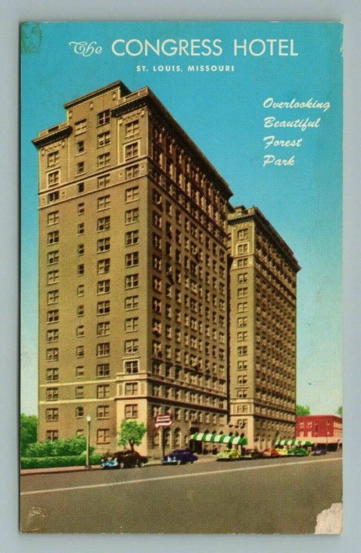 The Congress Hotel  St Louis MO Missouri Postcard