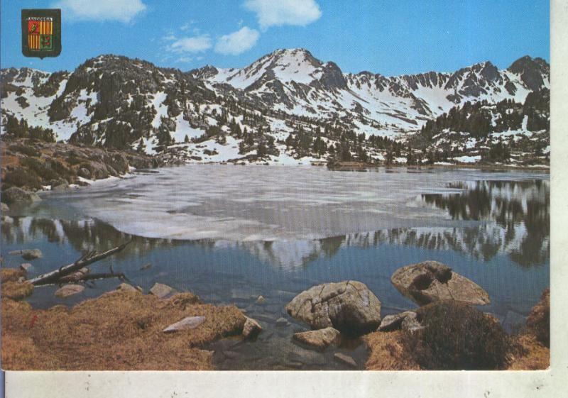 Postal 012429: Lago de Els Pessons en Andorra