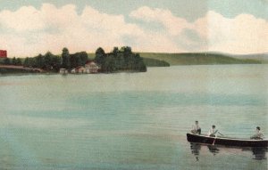 Prospect Point Lake Bomoseen Rutland Vermont c.1910's Postcard 2R4-237
