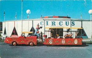 South of the Border SC-NC~Circus Mexicanus~Clown on Miniature Wagon Train~1960s