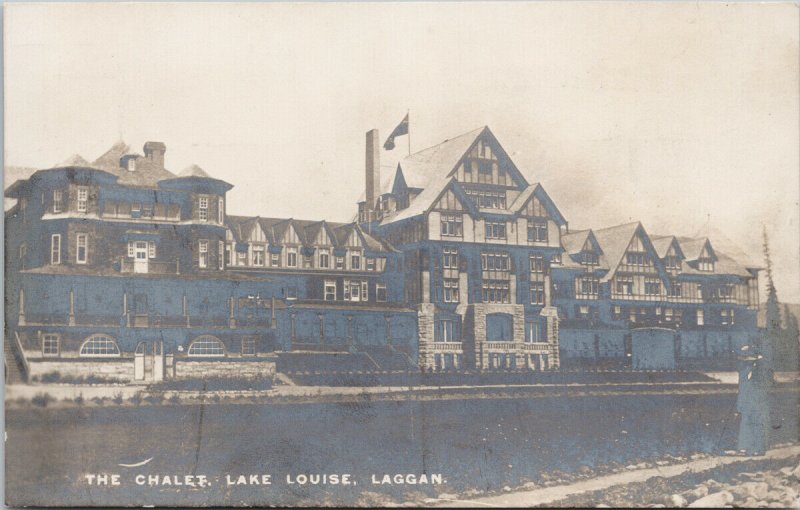 The Chalet Lake Louise Laggan Alberta AB Unused S.H. Baker RPPC Postcard H18 