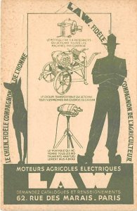 Moteurs Agricoles Electriwues Law Marais Paris Advertising Typing & writing o...