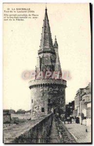 Old Postcard La Rochelle Lantern Tower