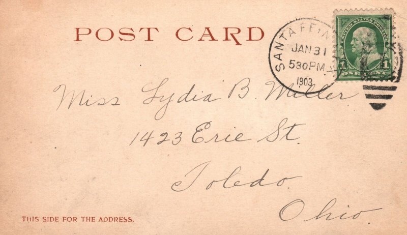 Vintage Postcard 1903 A Noon Day Siesta Burro Donkey Pub Detroit Company