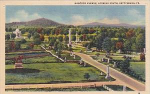 Hancock Avenue Looking South Gettysburg Pennsylvania