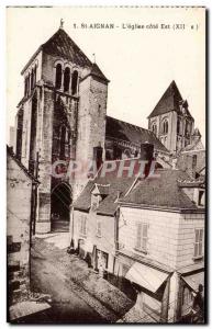 Postcard Old Saint Aignan L & # 39eglise East Coast