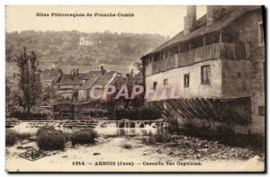 Old Postcard Arbois Cascade Capuchin