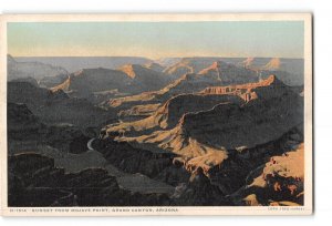 Arizona AZ Fred Harvey Postcard 1915-1930 Grand Canyon Sunset From Mojave Point