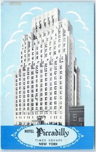 Postcard - Hotel Piccadilly, Times Square - New York City, New York