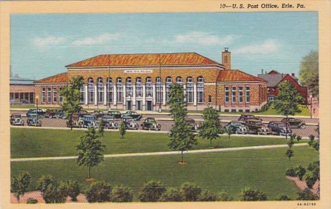 Pennsylvania Erie Post Office Curteich