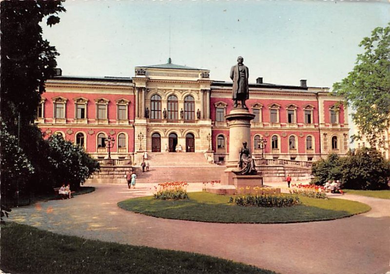 Sweden Old Vintage Antique Post Card Uppsala Universitet 1969