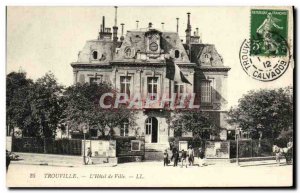 Old Postcard Trouville L & # City 39Hotel